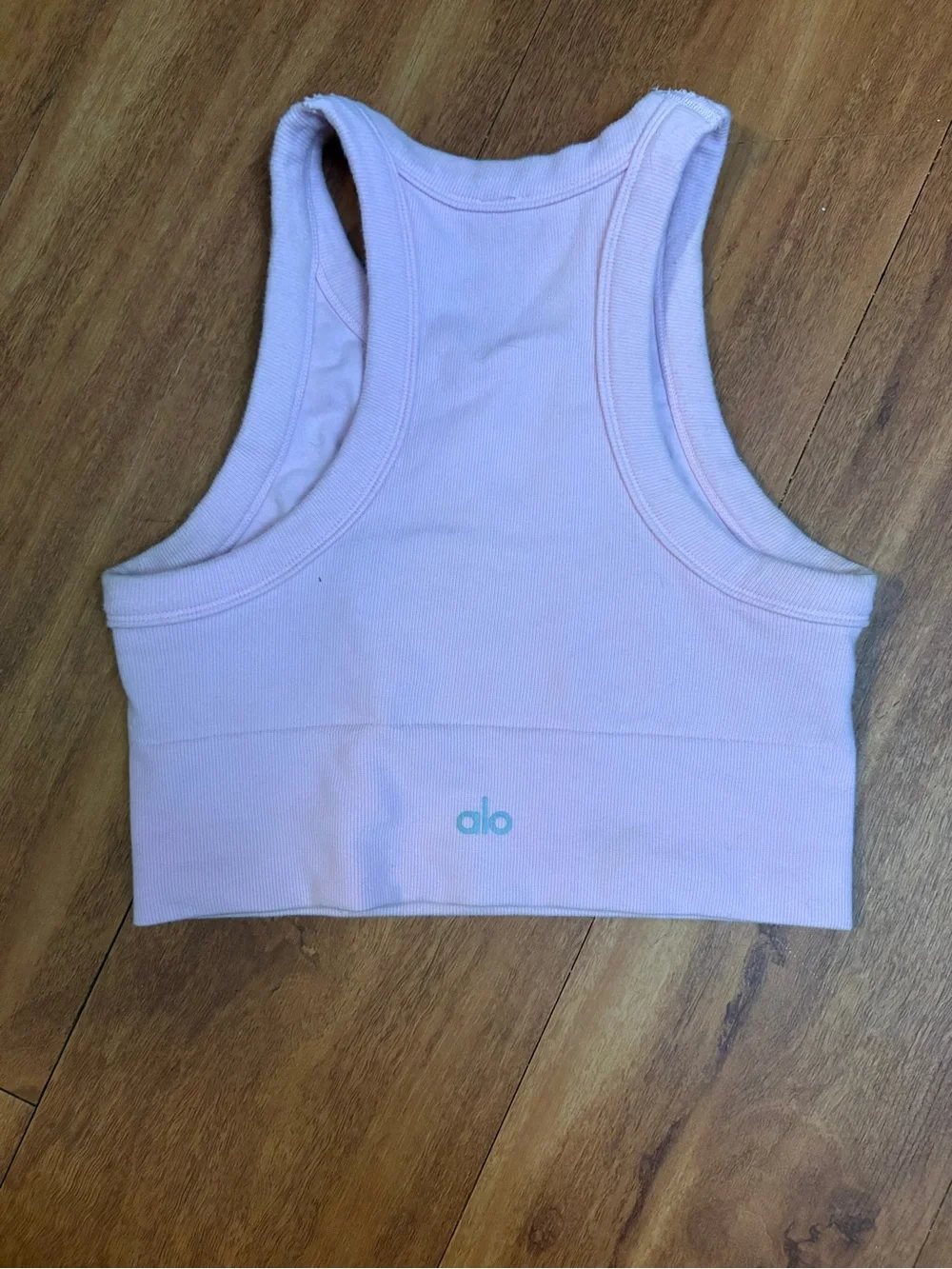 Alo Pink Crop Top